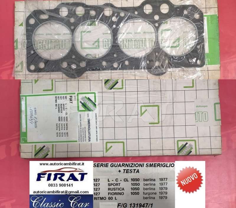 GUARNIZIONI SMERIGLIO FIAT 127 1050 (GU 131947/1)